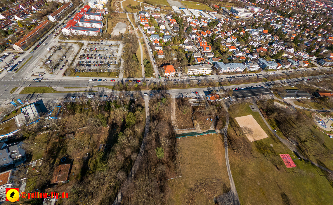 20.02.2023 - der Hachinger Bach und das Michaelibad in Neuperlach